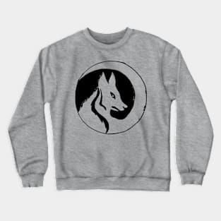 Drawed Wolf Crewneck Sweatshirt